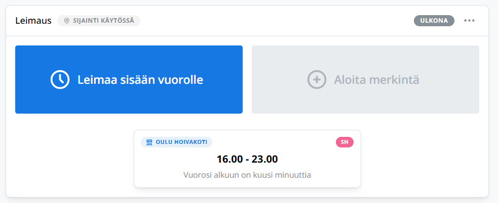 Sisäänleimaus